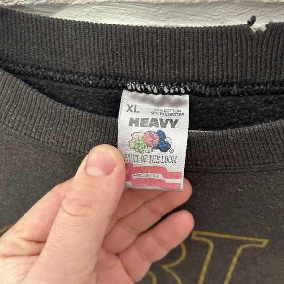 Vintage NFL Pittsburgh Steelers City Spellout Sweatshirt USA - Picture 8 of 9